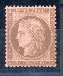1871, 10 C. Ceres braun a. rosa, ungebr. Einzelwert, farbfrisch und ...