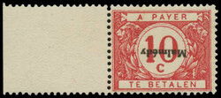 1845: Belgium Occupation Malmedy - Postage due stamps