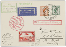 448085: Luftfahrt, Flugpost, Katapultpost Nordatlantik
