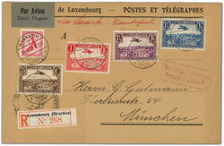4210: Luxemburg - Flugpostmarken