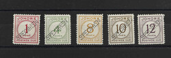 4265: Malaya Johor - Postage due stamps