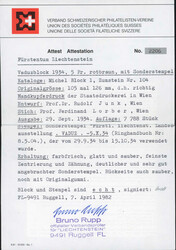 1934, Blockausgabe Landesausstellung, ausgesucht schöner ...