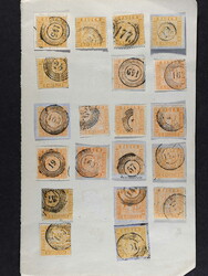 BADEN: 1860/63, umfangreicher Bestand, überwiegend auf kl. Briefst., ...