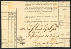 1862, 12 Kr. Landpost auf dünnem hellgelben Papier zusammen 1 Kr. ...