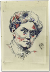 1992, Briefmarkenentwurf für die Serie "Frauen der deutschen ...