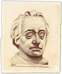 Johann Wolfgang von Goethe, Deutscher Dichter (1749-1832), ...