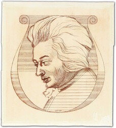 Wolfgang Amadeus Mozart, Deutscher Komponist und Musiker (1756-1791), ...