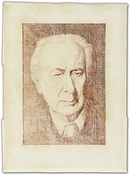 1965, Theodor Heuss, erster Bundespräsident der Bundesrepublik ...