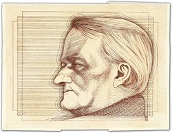 Richard Wagner, Deutscher Komponist und Musiker (1813-1883),eine ...