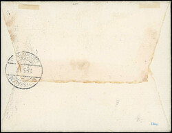 Vorausfrankierung DARESSALAM, 7½ H., Dienstsiegel "KAISERL. ...