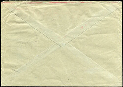 1950, Schnelldienstbrief 80 Pfennig mit Absender-Freistempel =080= ...