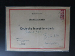 1950/53, 13 kleine Belege mit 12 bzw 24 Pf. Pieck - als =I= oder =II= ...