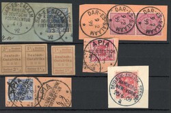 7012: Sammlungen und Posten Dt. Kolonien u. Auslandspostämter - Lot