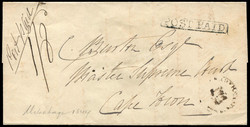 3855: Cape of Good Hope - Pre-philately