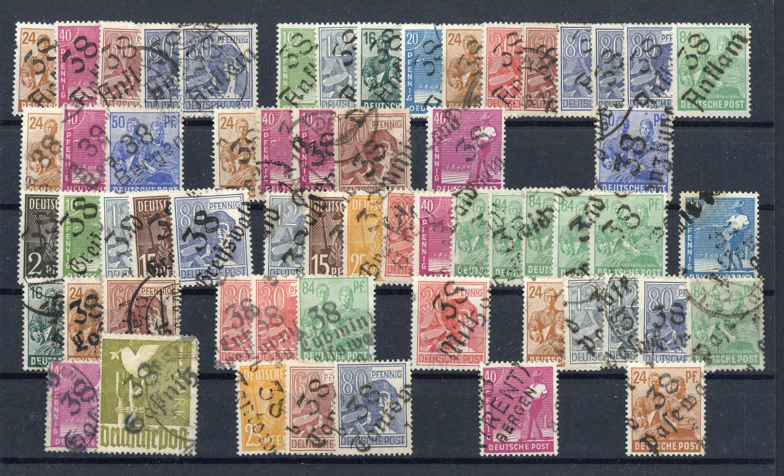 Lot 1839 - COLLECTIONS & ACCUMULATIONS sbz handstempel bezirk 38 - Auktionshaus Schlegel 26 Public Auction Lot 1839 - COLLECTIONS & ACCUMULATIONS sbz handstempel bezirk 38 - Auktionshaus Schlegel 26 Public Auction