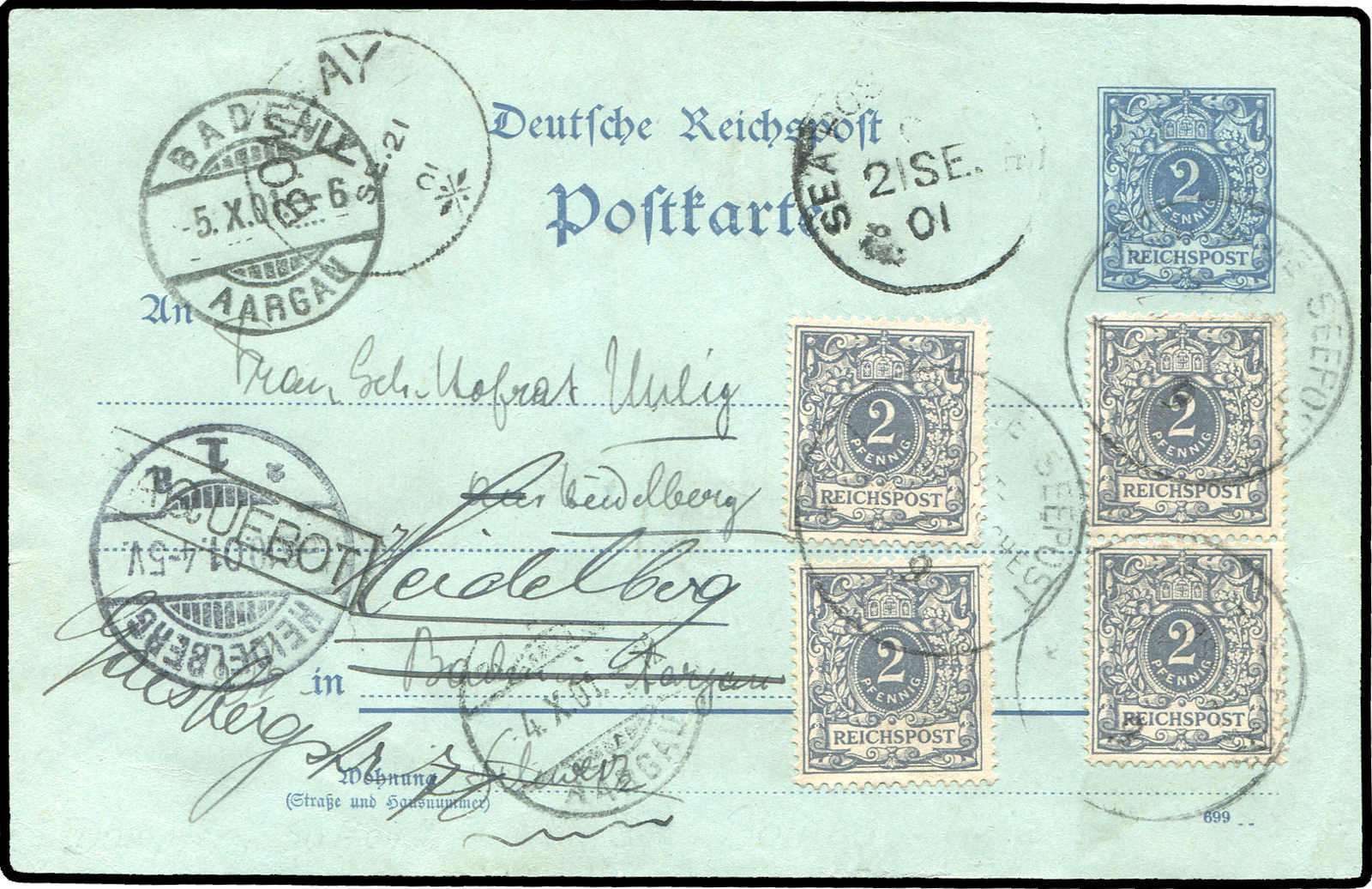 Lot 6474 - Deutsches Reich Deutsche Schiffspost allgemein - Auktionshaus Schlegel 26 Public Auction Lot 6474 - Deutsches Reich Deutsche Schiffspost allgemein - Auktionshaus Schlegel 26 Public Auction