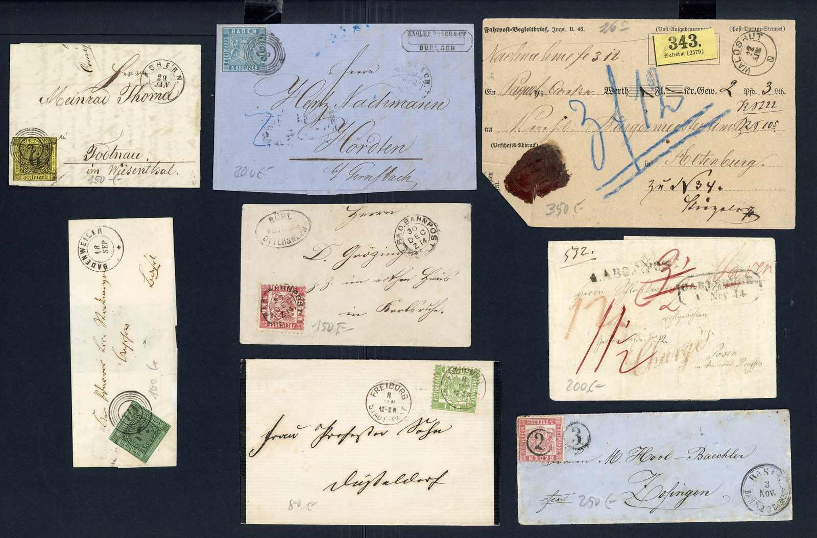 Lot 1167 - COLLECTIONS & ACCUMULATIONS altdeutschland baden -  Auktionshaus Schlegel 26 Public Auction
