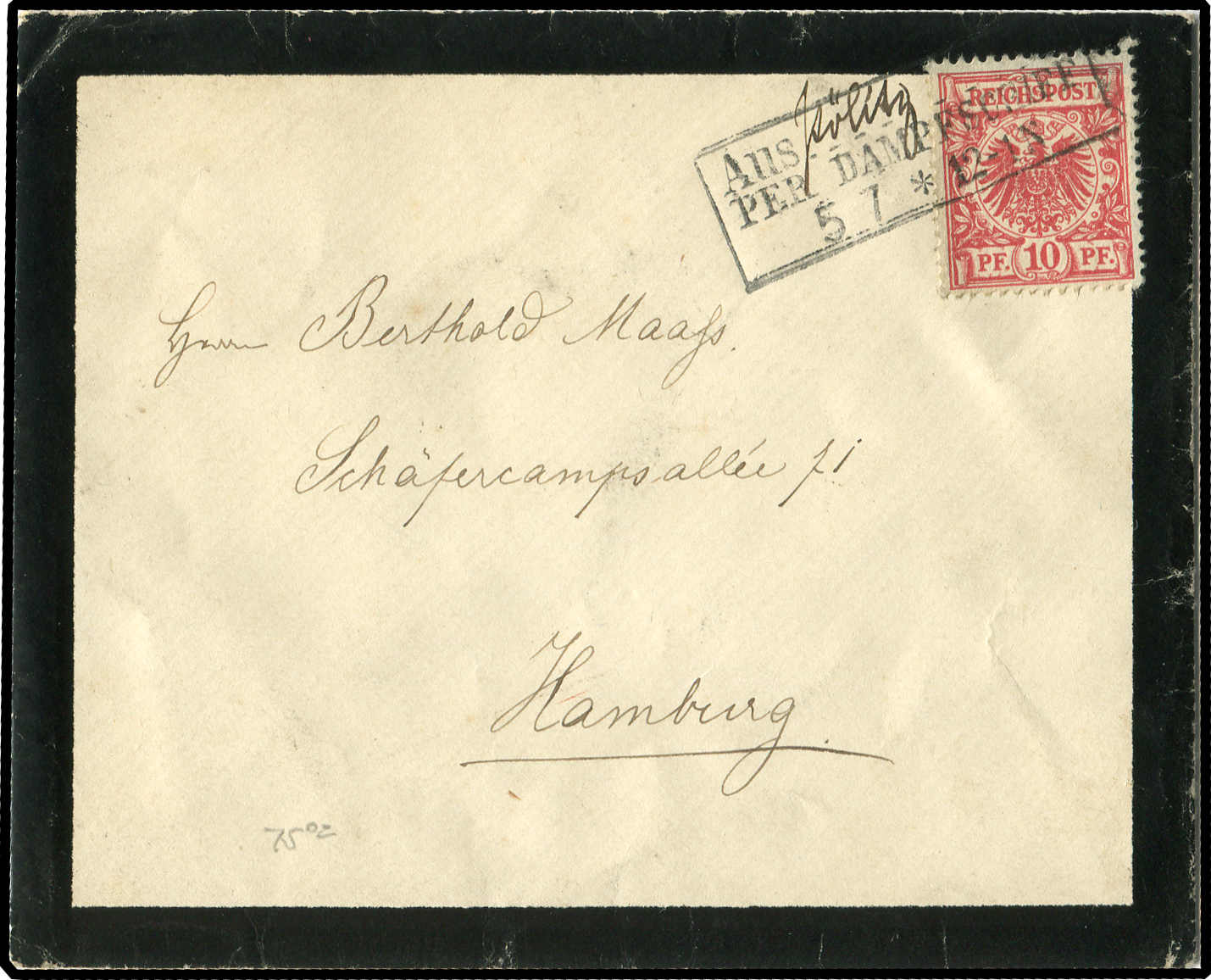Lot 6473 - Deutsches Reich Deutsche Schiffspost allgemein - Auktionshaus Schlegel 26 Public Auction Lot 6473 - Deutsches Reich Deutsche Schiffspost allgemein - Auktionshaus Schlegel 26 Public Auction