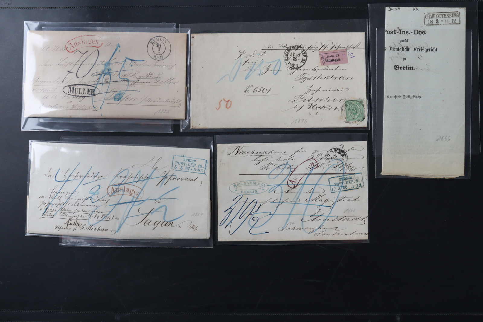 Lot 1222 - COLLECTIONS & ACCUMULATIONS berliner postgeschichte - Auktionshaus Schlegel 26 Public Auction Lot 1222 - COLLECTIONS & ACCUMULATIONS berliner postgeschichte - Auktionshaus Schlegel 26 Public Auction