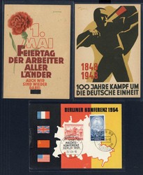 723: Propaganda Post after 1945 - Covers bulk lot