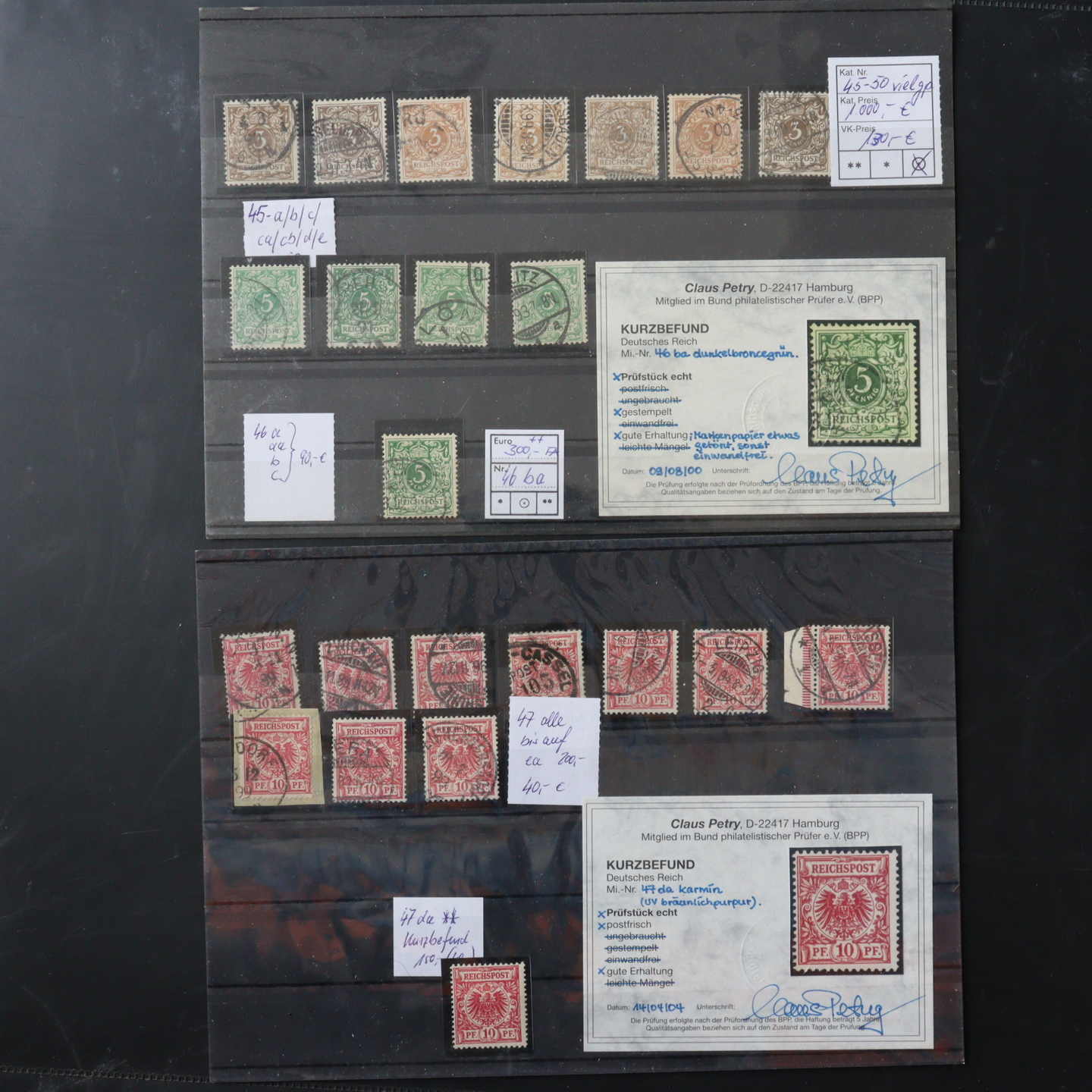 Lot 1299 - COLLECTIONS & ACCUMULATIONS Deutsches Reich - Auktionshaus Schlegel 26 Public Auction Lot 1299 - COLLECTIONS & ACCUMULATIONS Deutsches Reich - Auktionshaus Schlegel 26 Public Auction
