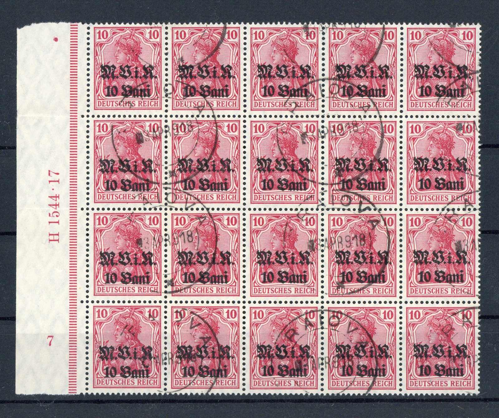 Lot 1608 - COLLECTIONS & ACCUMULATIONS Deutsche Besetz.I.WK Romania - Auktionshaus Schlegel 26 Public Auction Lot 1608 - COLLECTIONS & ACCUMULATIONS Deutsche Besetz.I.WK Romania - Auktionshaus Schlegel 26 Public Auction