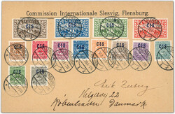 330: Plebiscit Slesvig 1920 - Official stamps