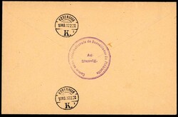 1920, 2½ Pfg. bis 10 M. mit Aufdruck "CIS" als Satzbrief auf ...
