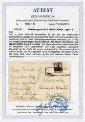 1918, portogerechte Ansichtskarte mit Germania-Marke der Deutschen ...