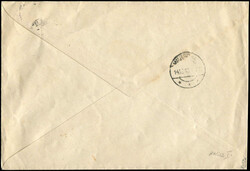 1918, 10 und 15 Pfg. Germania mit Aufdrucktype I auf portogerechtem ...