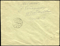 1918, 10 und 15 Pfg. Germania je 2x auf portogerechtem ...