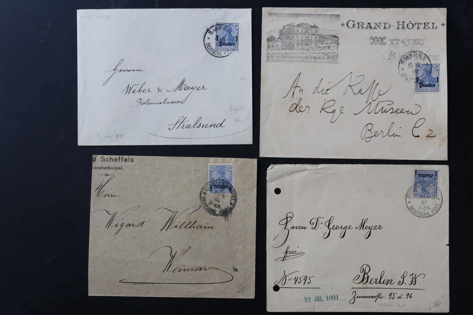 Lot 1490 - COLLECTIONS & ACCUMULATIONS Deutsche Auslandspost Turkey - Auktionshaus Schlegel 26 Public Auction Lot 1490 - COLLECTIONS & ACCUMULATIONS Deutsche Auslandspost Turkey - Auktionshaus Schlegel 26 Public Auction