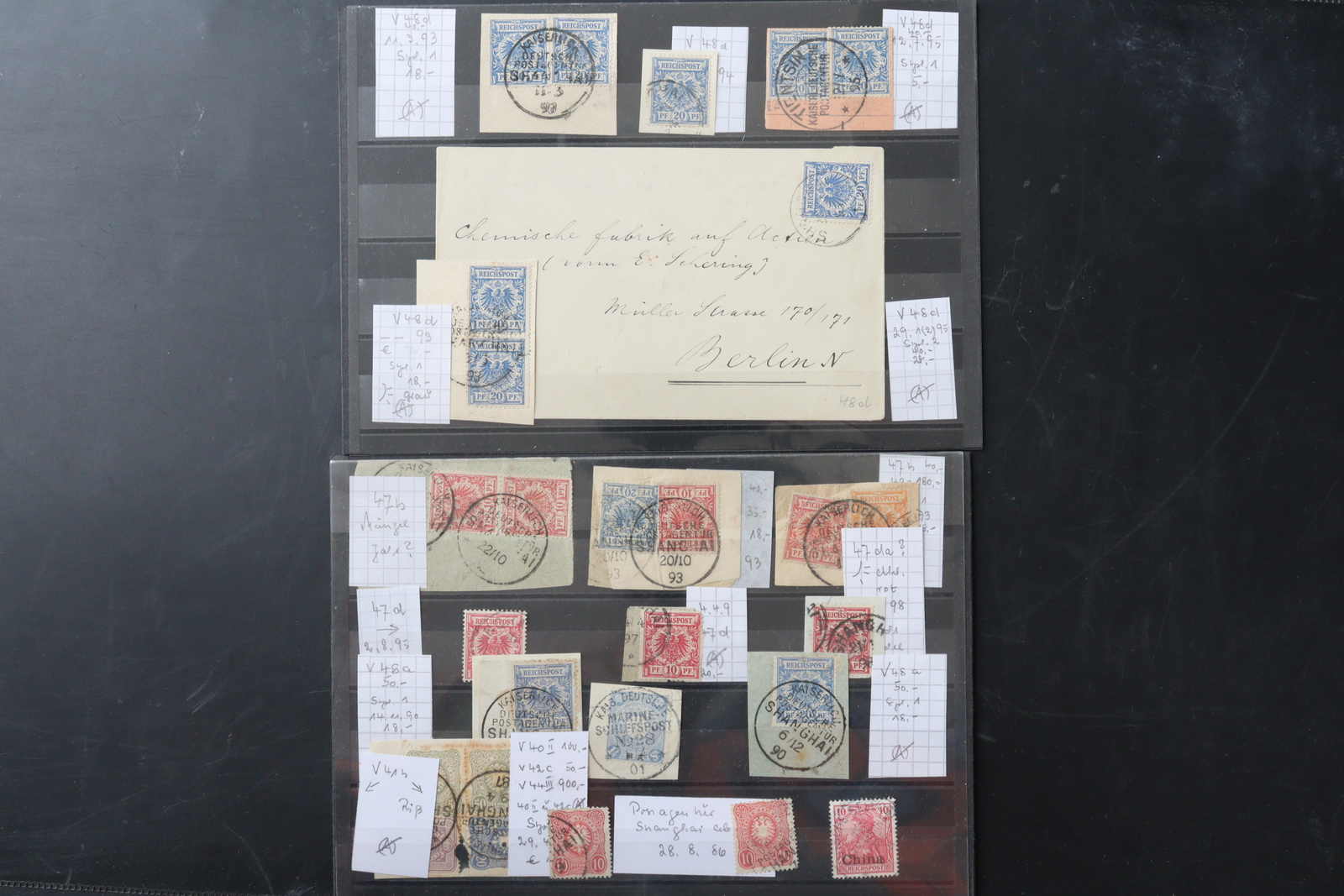 Lot 1478 - COLLECTIONS & ACCUMULATIONS deutsche auslandspost china - Auktionshaus Schlegel 26 Public Auction Lot 1478 - COLLECTIONS & ACCUMULATIONS deutsche auslandspost china - Auktionshaus Schlegel 26 Public Auction