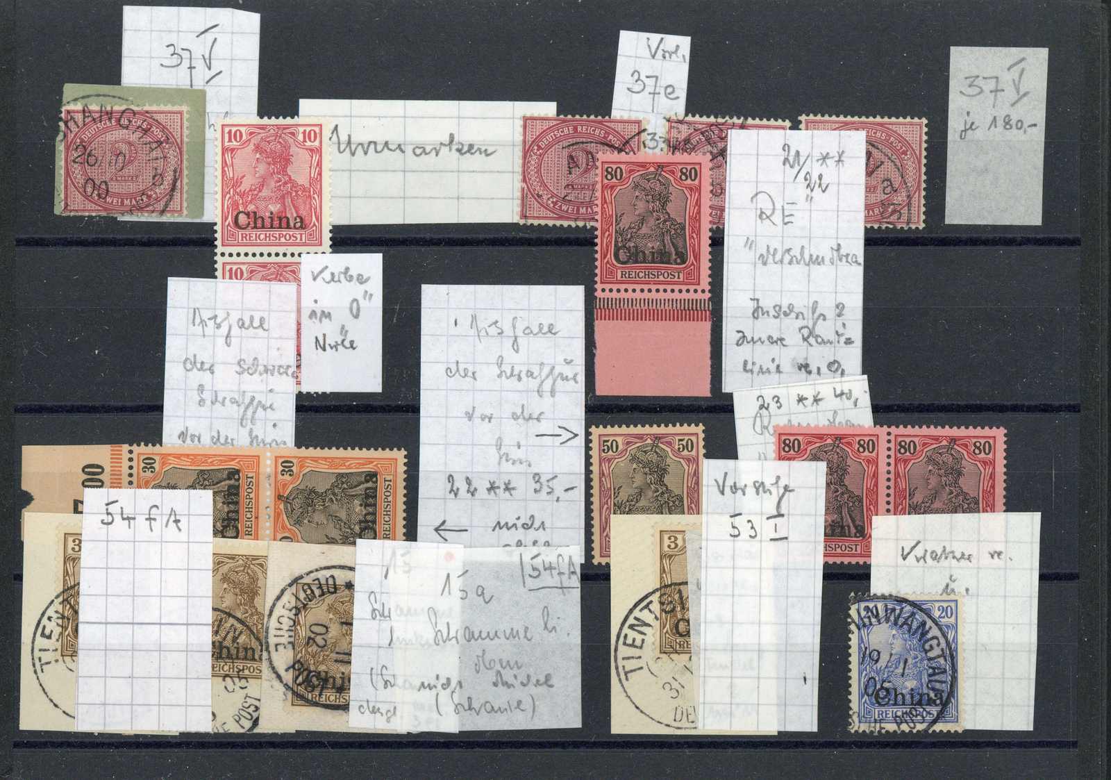 Lot 1481 - COLLECTIONS & ACCUMULATIONS deutsche auslandspost china - Auktionshaus Schlegel 26 Public Auction Lot 1481 - COLLECTIONS & ACCUMULATIONS deutsche auslandspost china - Auktionshaus Schlegel 26 Public Auction