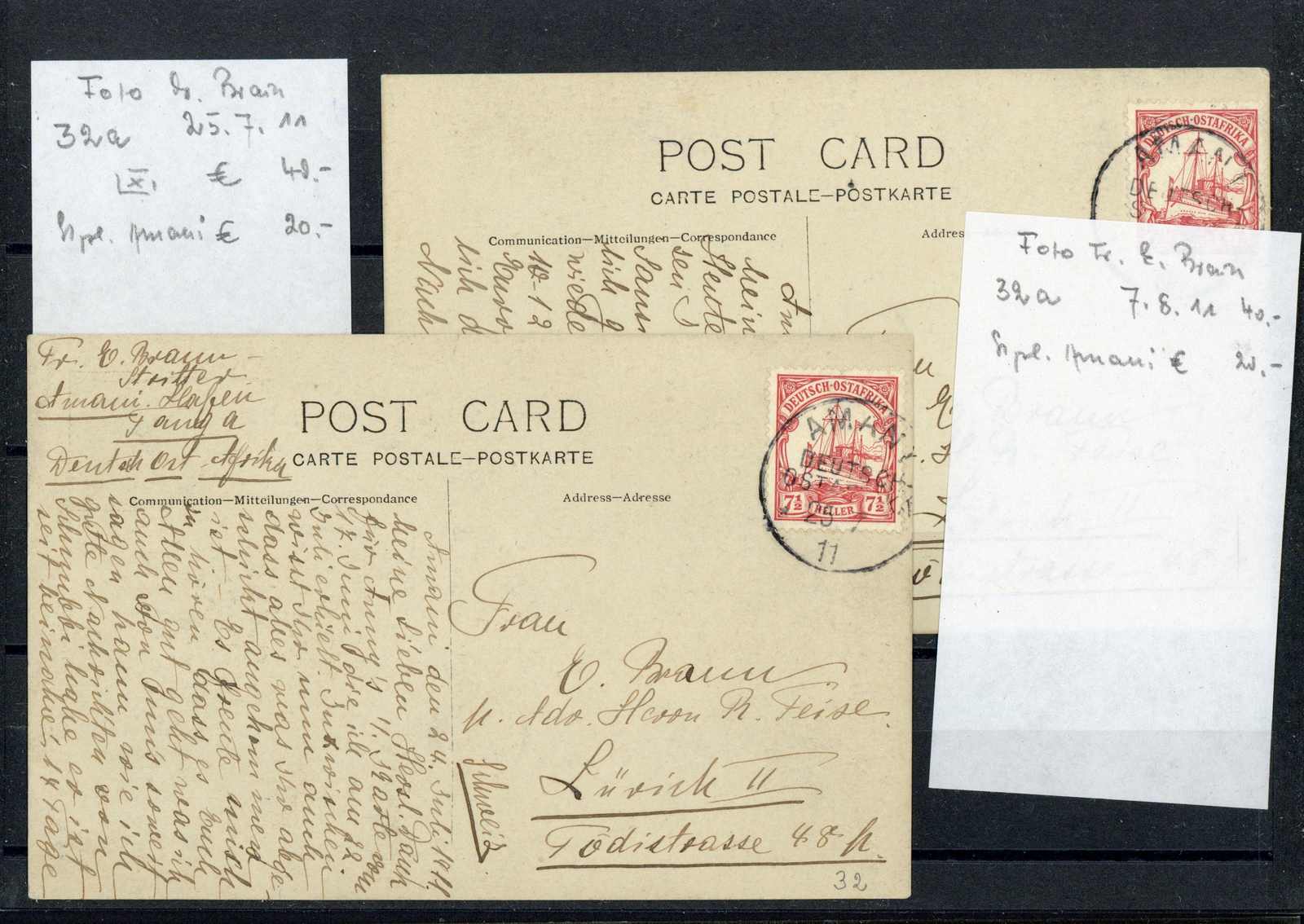 Lot 1475 - COLLECTIONS & ACCUMULATIONS Dt. Kolonien & Foreign Post Offices - Auktionshaus Schlegel 26 Public Auction Lot 1475 - COLLECTIONS & ACCUMULATIONS Dt. Kolonien & Foreign Post Offices - Auktionshaus Schlegel 26 Public Auction