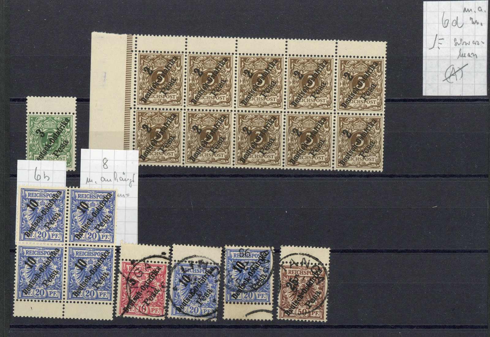 Lot 1502 - COLLECTIONS & ACCUMULATIONS deutsche kolonien ostafrika - Auktionshaus Schlegel 26 Public Auction Lot 1502 - COLLECTIONS & ACCUMULATIONS deutsche kolonien ostafrika - Auktionshaus Schlegel 26 Public Auction