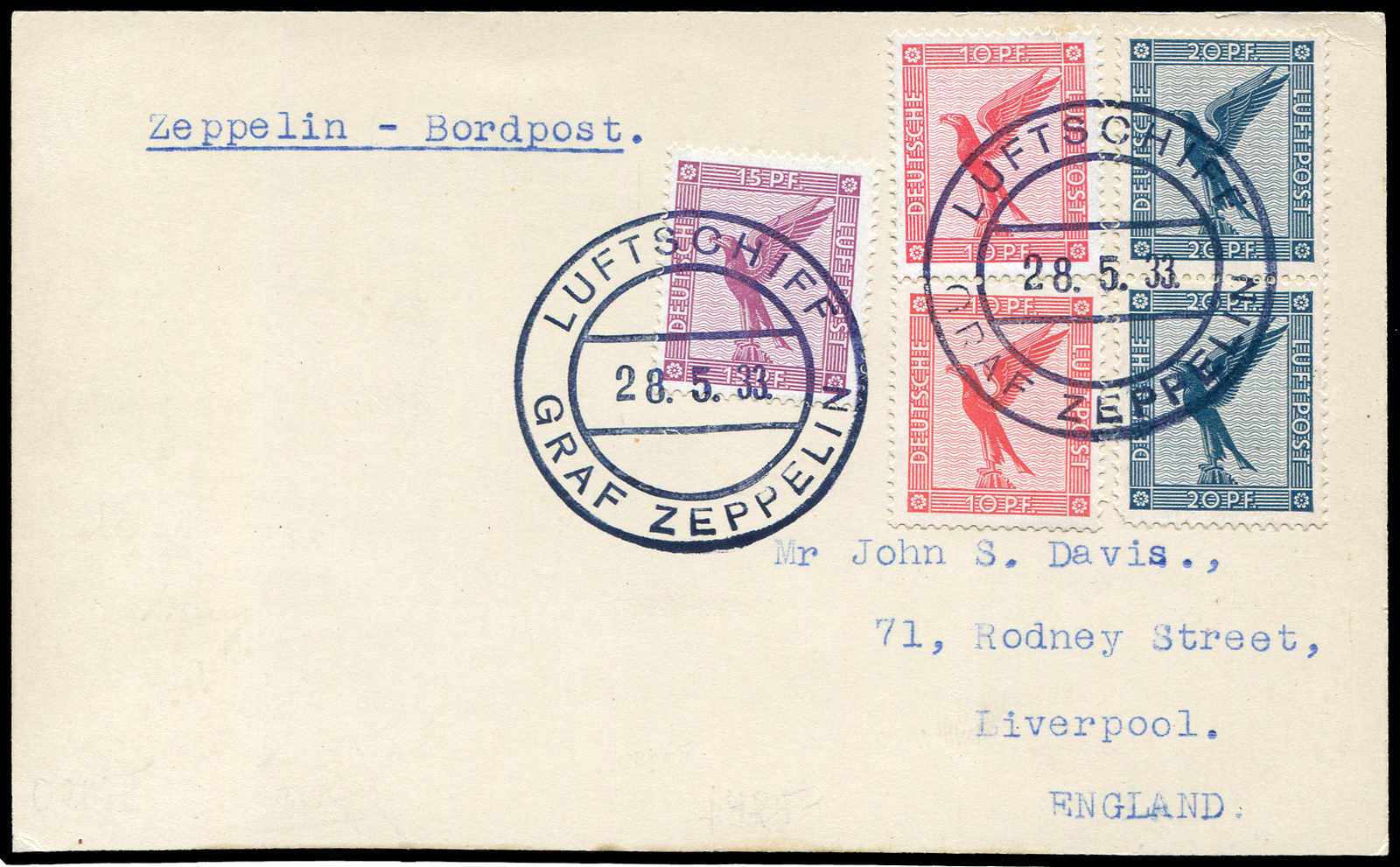 Lot 9751 - Zeppelin/Air Mail Zeppelin, Zeppelinpost LZ 127, Switzerlandfahrten - Auktionshaus Schlegel 26 Public Auction Lot 9751 - Zeppelin/Air Mail Zeppelin, Zeppelinpost LZ 127, Switzerlandfahrten - Auktionshaus Schlegel 26 Public Auction
