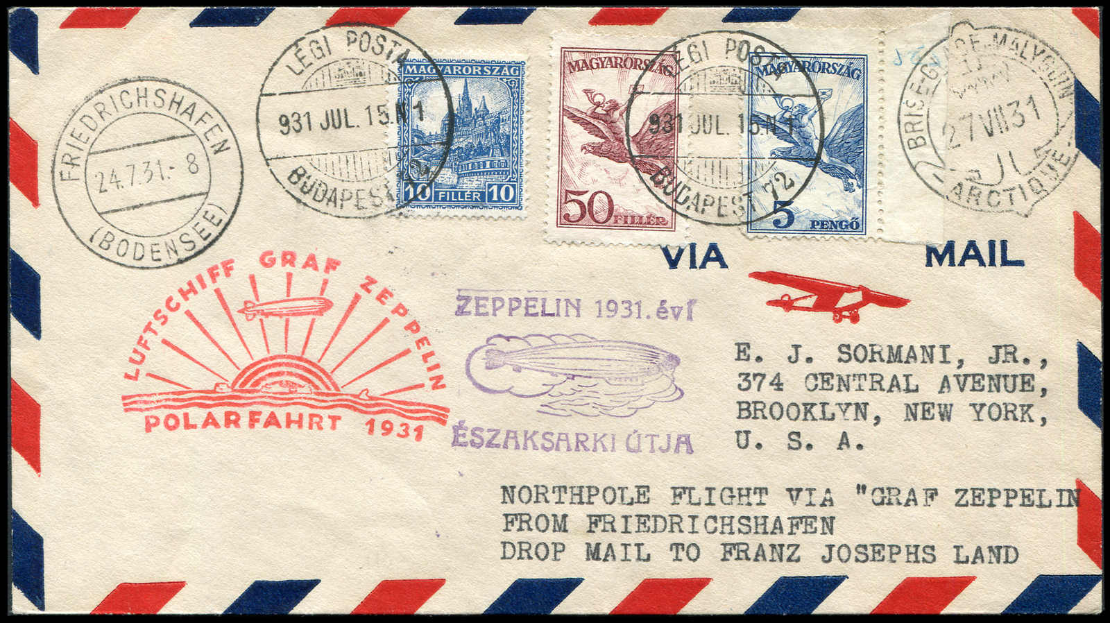 Lot 9660 - Zeppelin/Air Mail Zeppelin, Zeppelinpost LZ 127, Polarfahrt - Auktionshaus Schlegel 26 Public Auction Lot 9660 - Zeppelin/Air Mail Zeppelin, Zeppelinpost LZ 127, Polarfahrt - Auktionshaus Schlegel 26 Public Auction