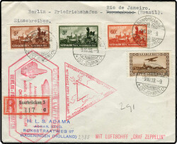 982521: Zeppelin, Zeppelinpost LZ 127, Chicagofahrt