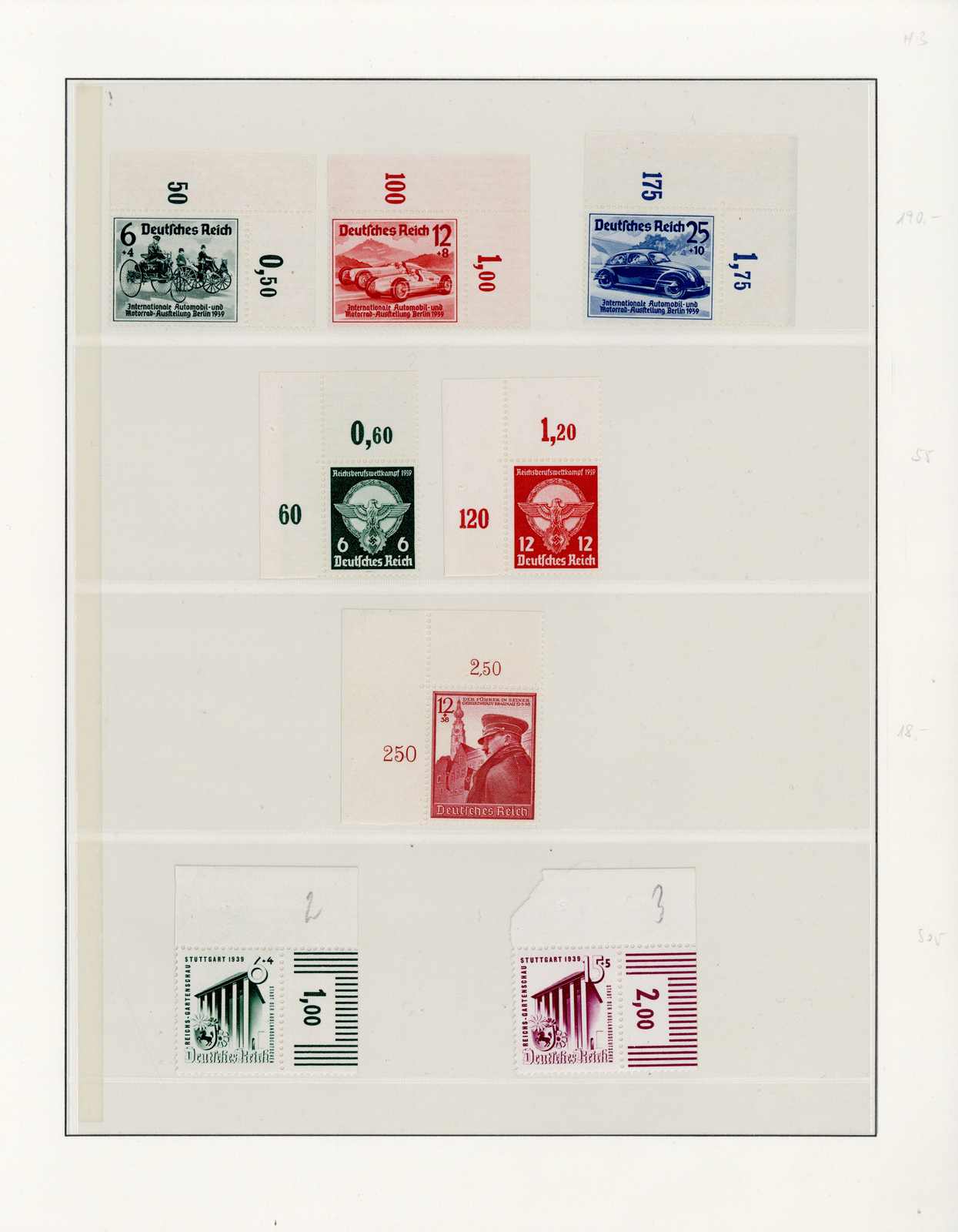 Lot 1237 - COLLECTIONS & ACCUMULATIONS Deutsches Reich - Auktionshaus Schlegel 26 Public Auction Lot 1237 - COLLECTIONS & ACCUMULATIONS Deutsches Reich - Auktionshaus Schlegel 26 Public Auction