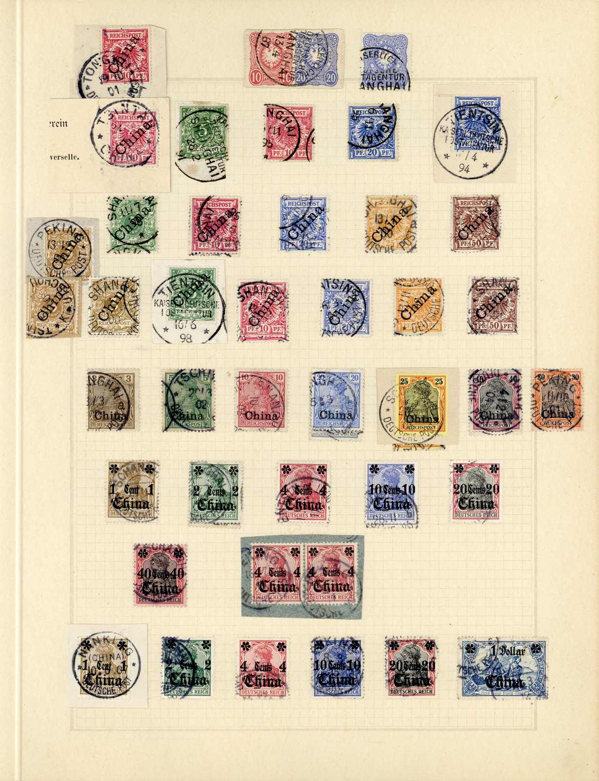 Lot 1470 - COLLECTIONS & ACCUMULATIONS Dt. Kolonien & Foreign Post Offices - Auktionshaus Schlegel 26 Public Auction Lot 1470 - COLLECTIONS & ACCUMULATIONS Dt. Kolonien & Foreign Post Offices - Auktionshaus Schlegel 26 Public Auction