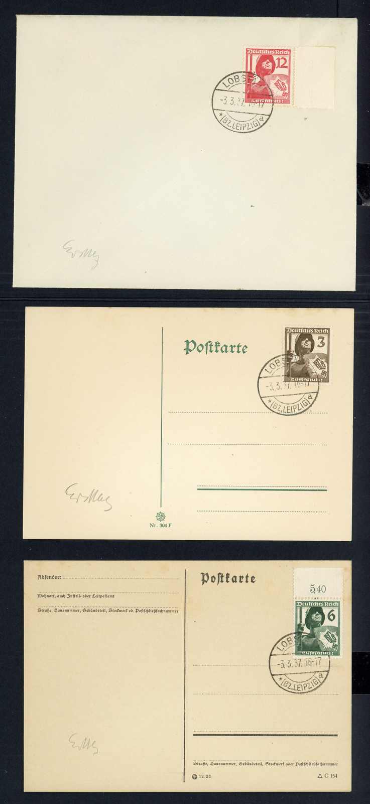 Lot 1321 - COLLECTIONS & ACCUMULATIONS Deutsches Reich - Auktionshaus Schlegel 26 Public Auction Lot 1321 - COLLECTIONS & ACCUMULATIONS Deutsches Reich - Auktionshaus Schlegel 26 Public Auction