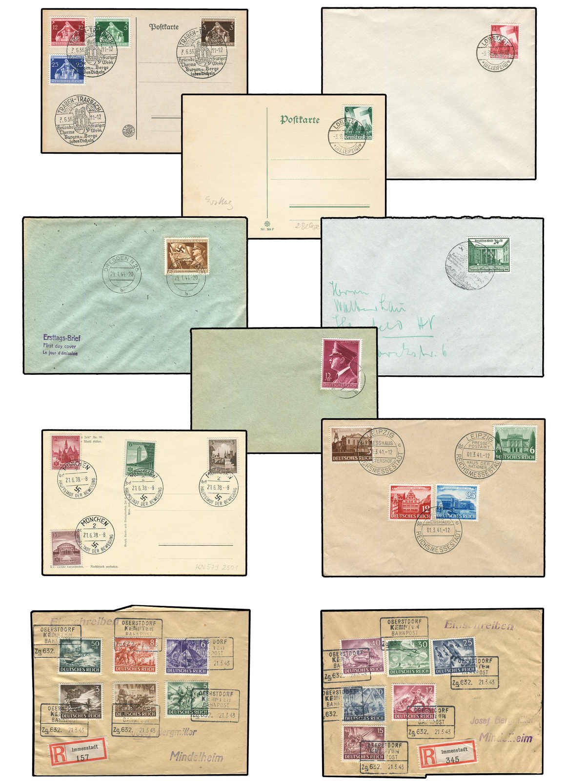 Lot 1306 - COLLECTIONS & ACCUMULATIONS Deutsches Reich - Auktionshaus Schlegel 26 Public Auction Lot 1306 - COLLECTIONS & ACCUMULATIONS Deutsches Reich - Auktionshaus Schlegel 26 Public Auction