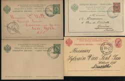5549: Russia Post in Levante - Covers bulk lot