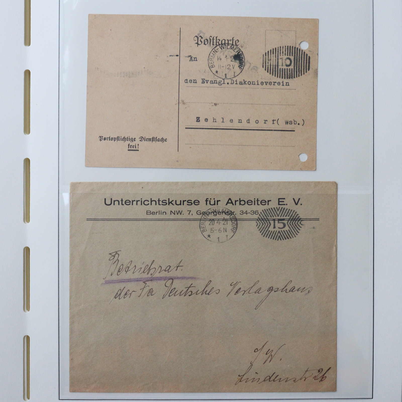 Lot 1221 - COLLECTIONS & ACCUMULATIONS berliner postgeschichte - Auktionshaus Schlegel 26 Public Auction Lot 1221 - COLLECTIONS & ACCUMULATIONS berliner postgeschichte - Auktionshaus Schlegel 26 Public Auction