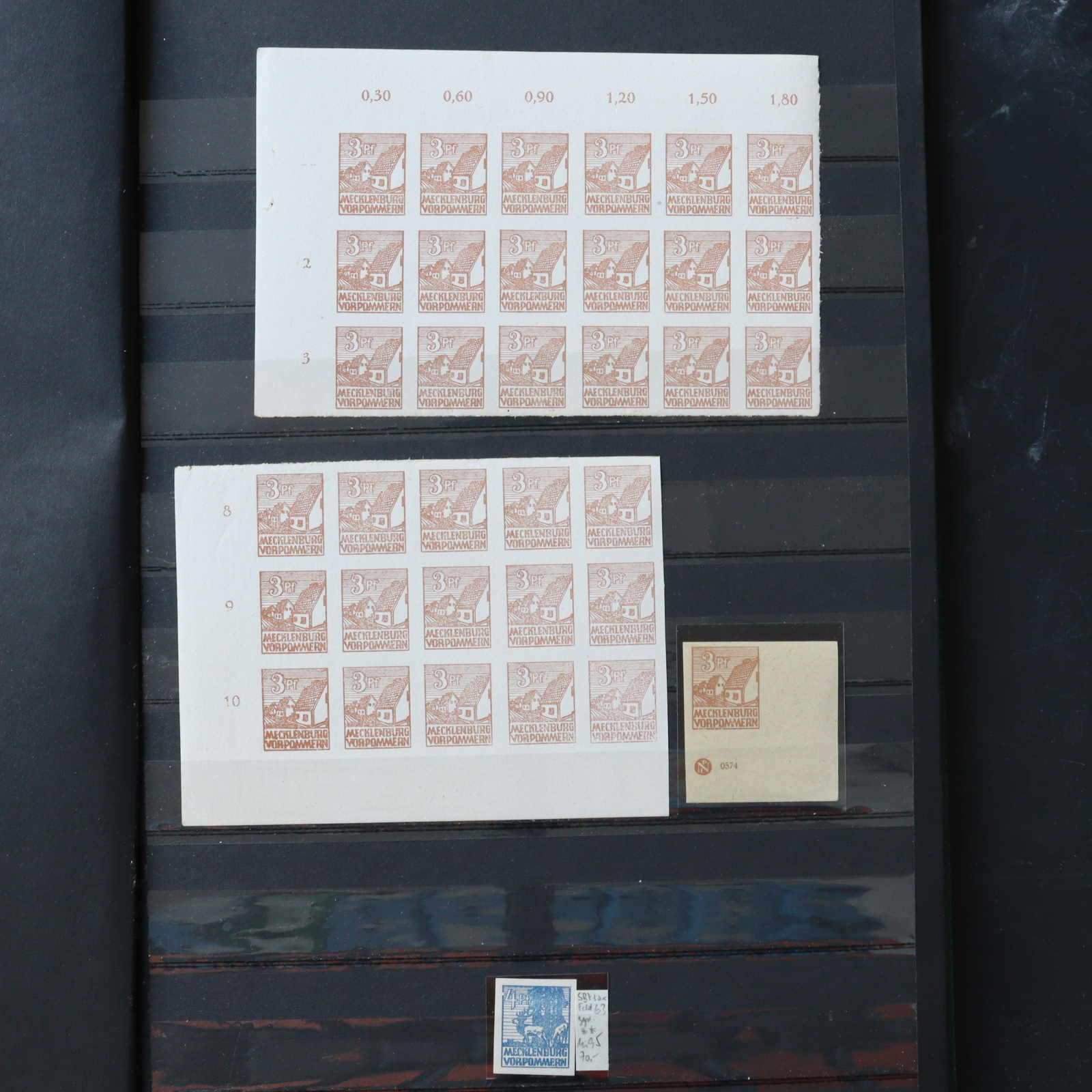 Lot 1832 - COLLECTIONS & ACCUMULATIONS SBZ - Mecklenburg Vorpommern - Auktionshaus Schlegel 26 Public Auction Lot 1832 - COLLECTIONS & ACCUMULATIONS SBZ - Mecklenburg Vorpommern - Auktionshaus Schlegel 26 Public Auction