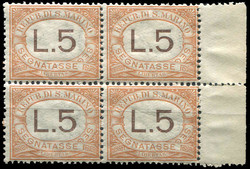 5590: San Marino - Postage due stamps