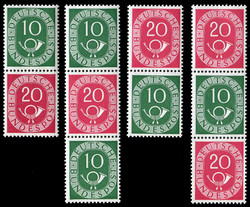 1420: German Federal Republic - Se-tenant prints