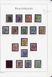 1370200: SBZ Handstempel versch. Bezirke - Collections