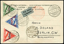 4145: Lettland - Flugpostmarken